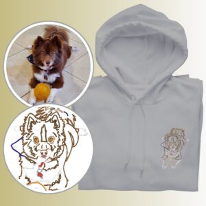 100% Cotton Custom Embroidered Hoodie